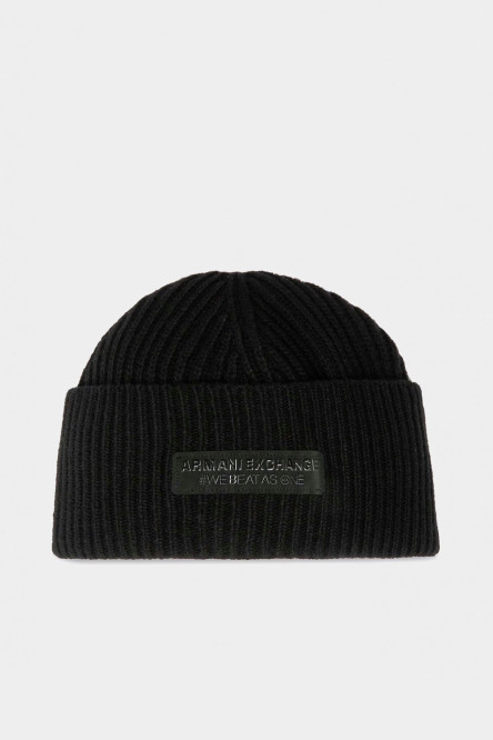 Чорна шапка Armani Exchange