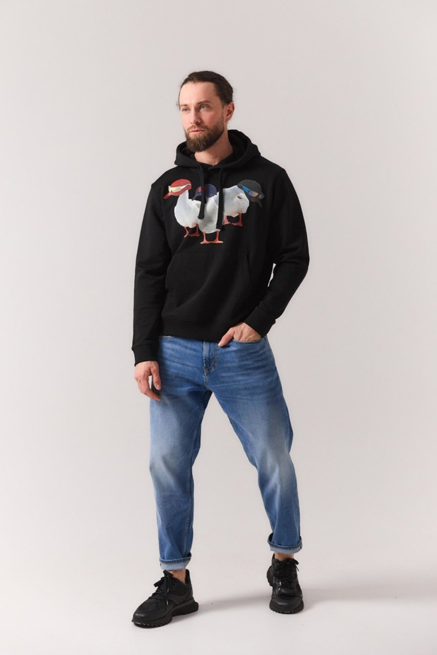 Черное худи HUGO