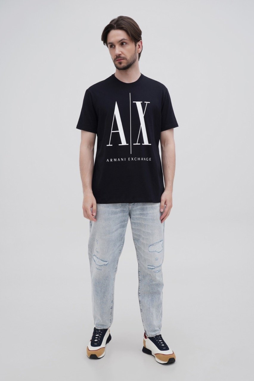 Синя футболка Armani Exchange
