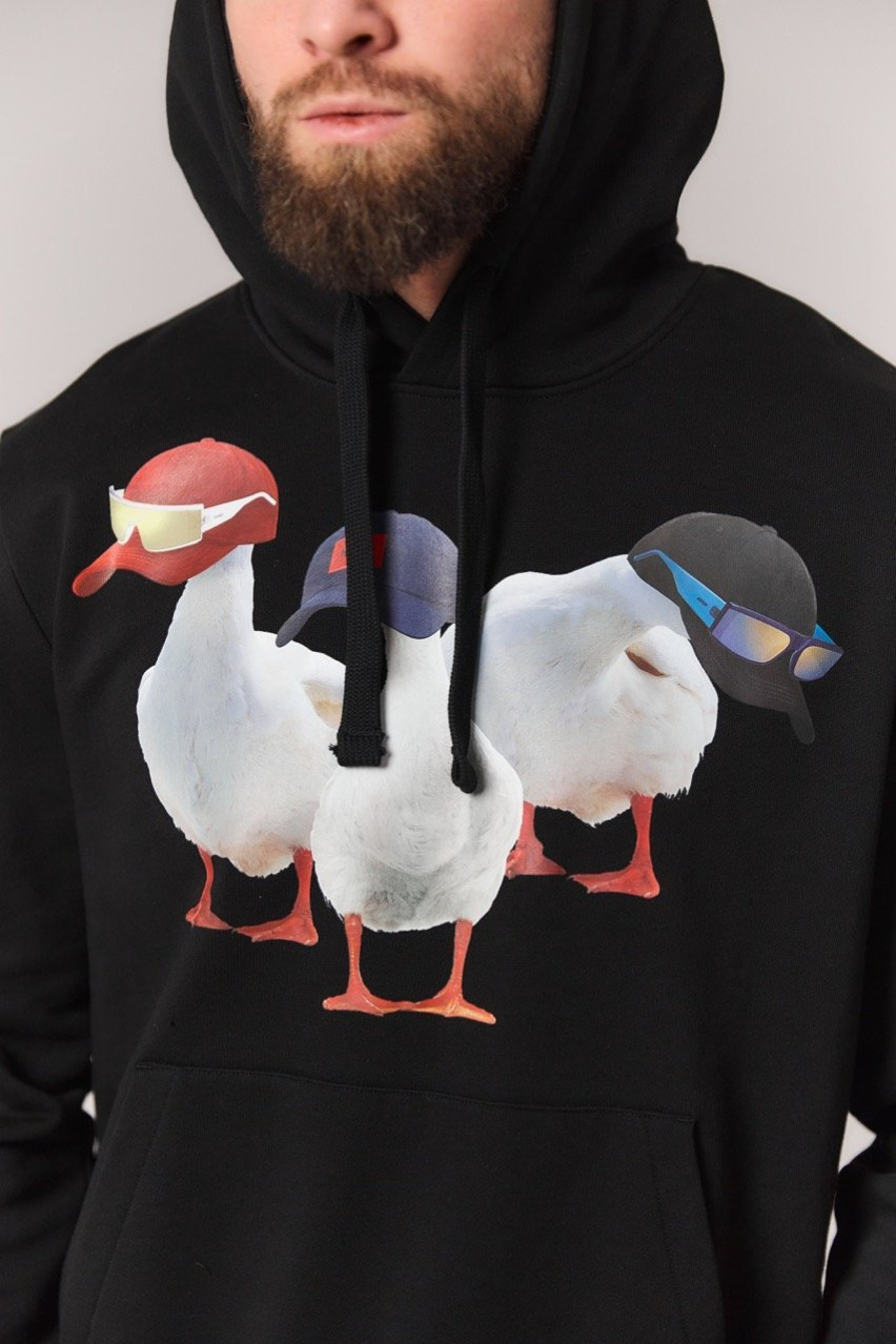 Черное худи HUGO