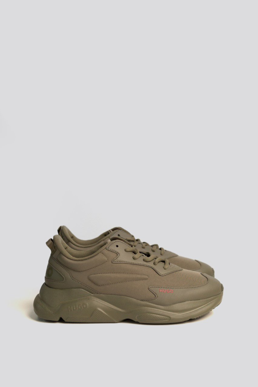 Зеленые кроссовки HUGO
