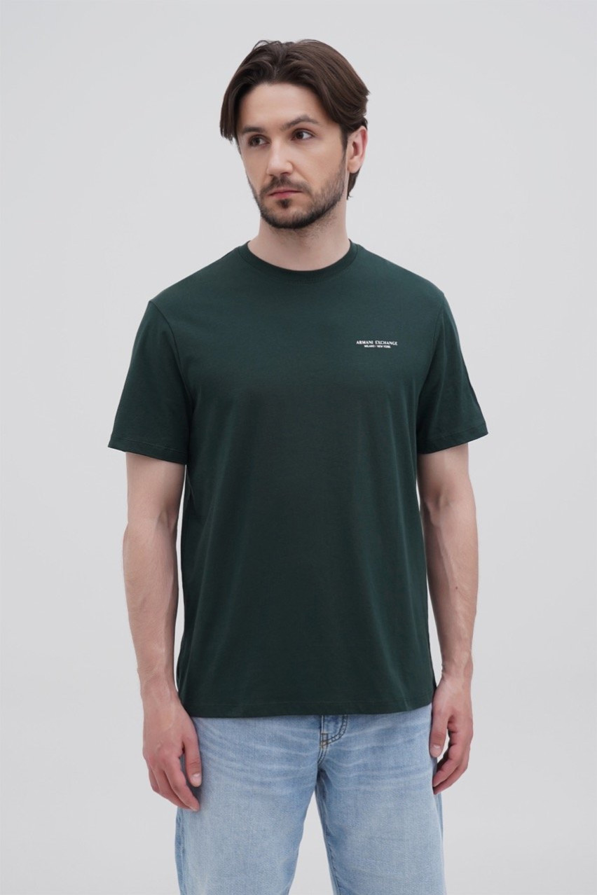 Зелена футболка Armani Exchange