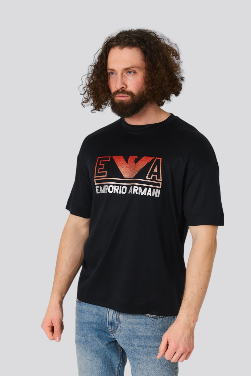 Синя футболка Emporio Armani