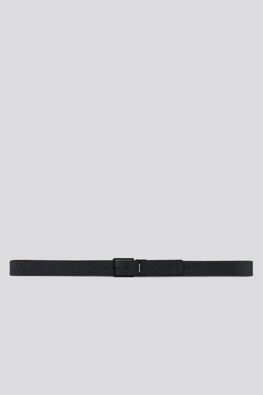 Синій ремінь Armani Exchange