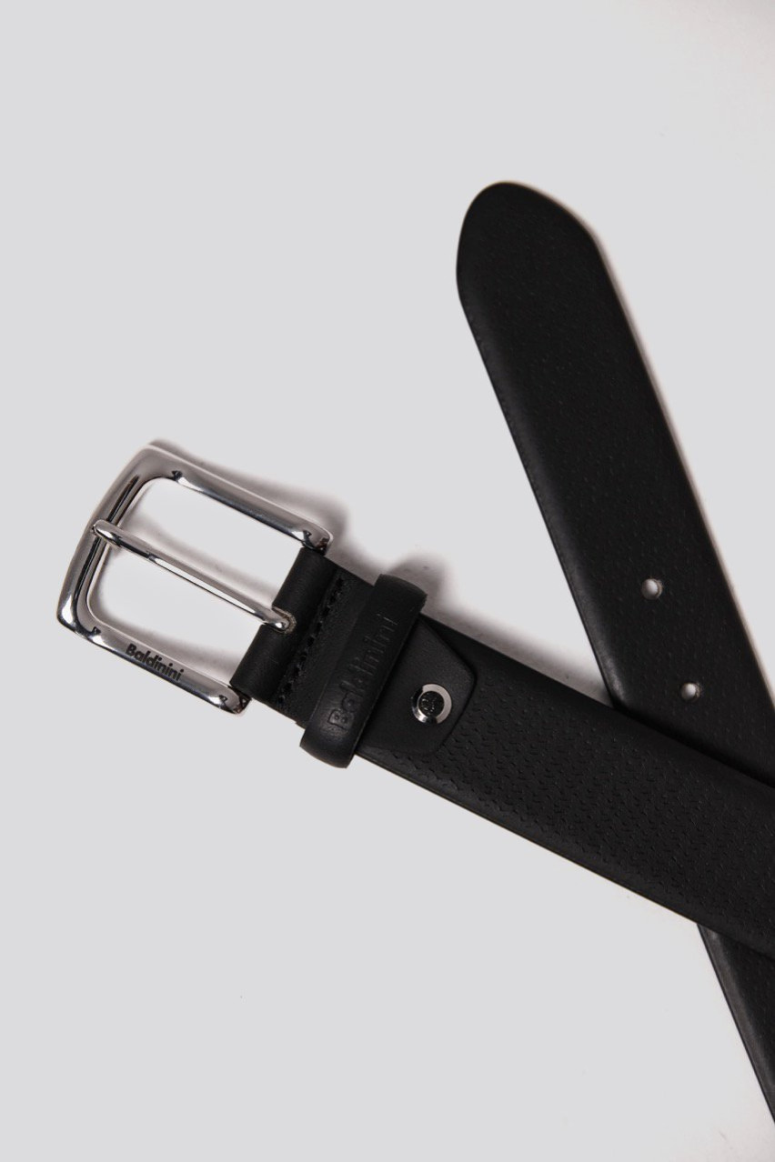 Чорний ремінь Baldinini