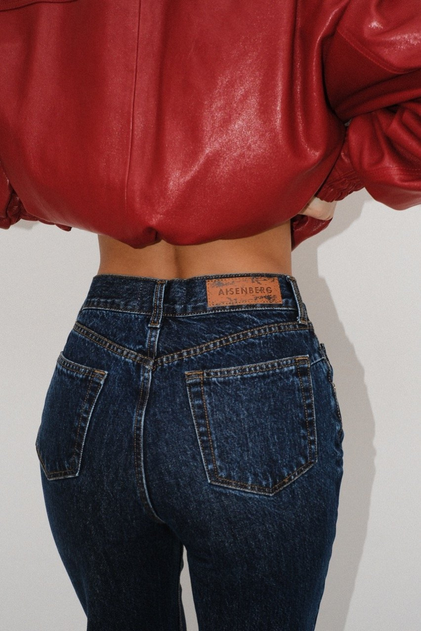 Темно-сині джинси