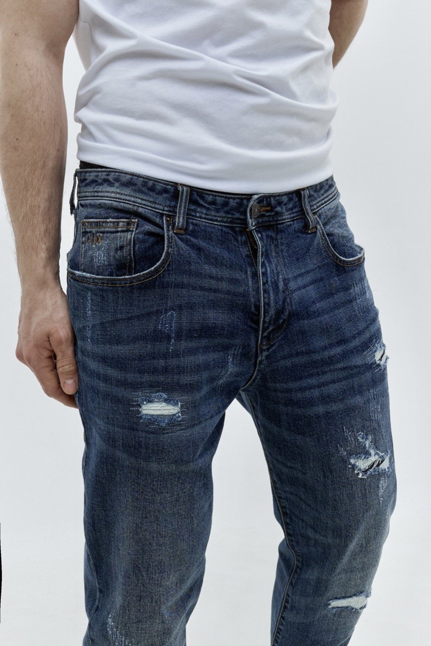 Синие джинсы Armani Exchange