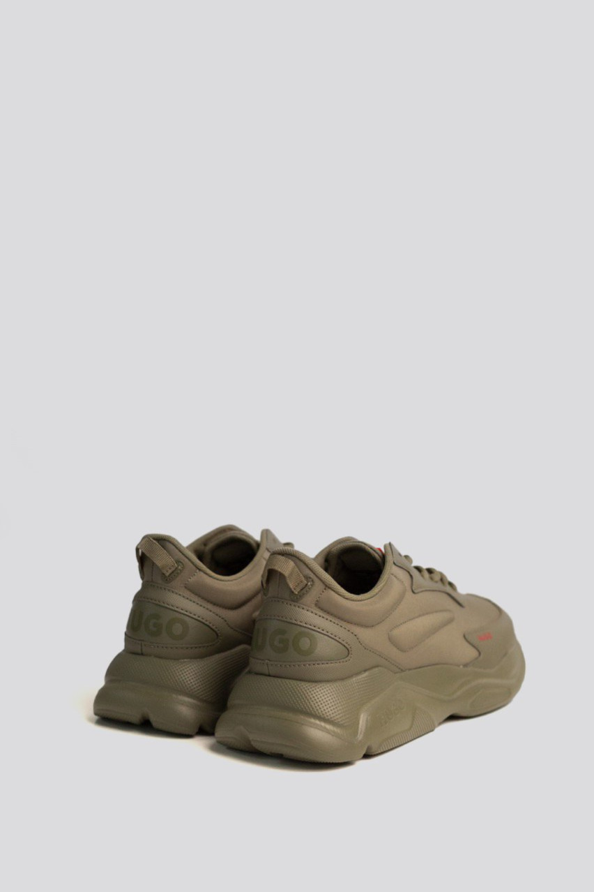 Зеленые кроссовки HUGO