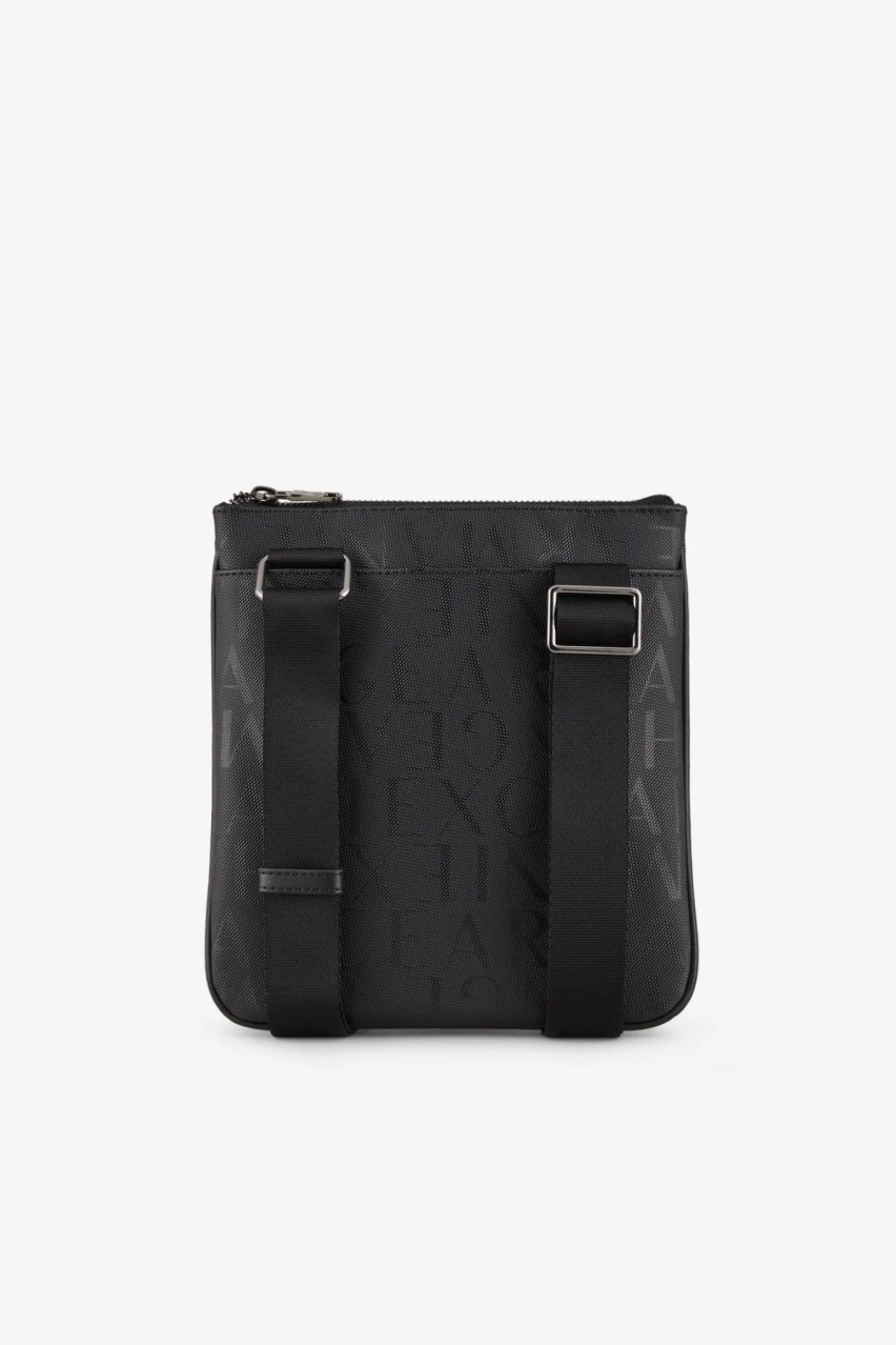 Чорно-бежева сумка  Armani Exchange