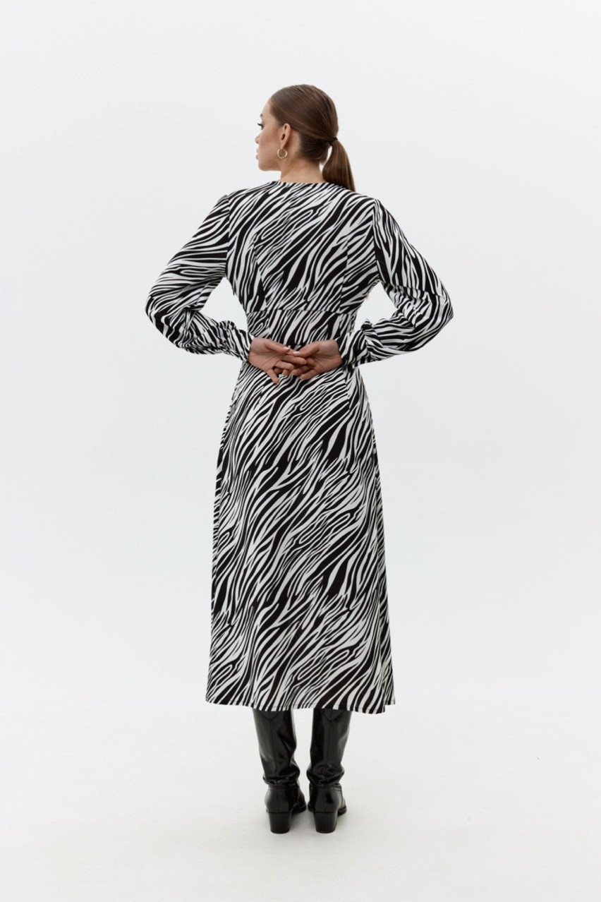 Черно-белое платье BLAZH'