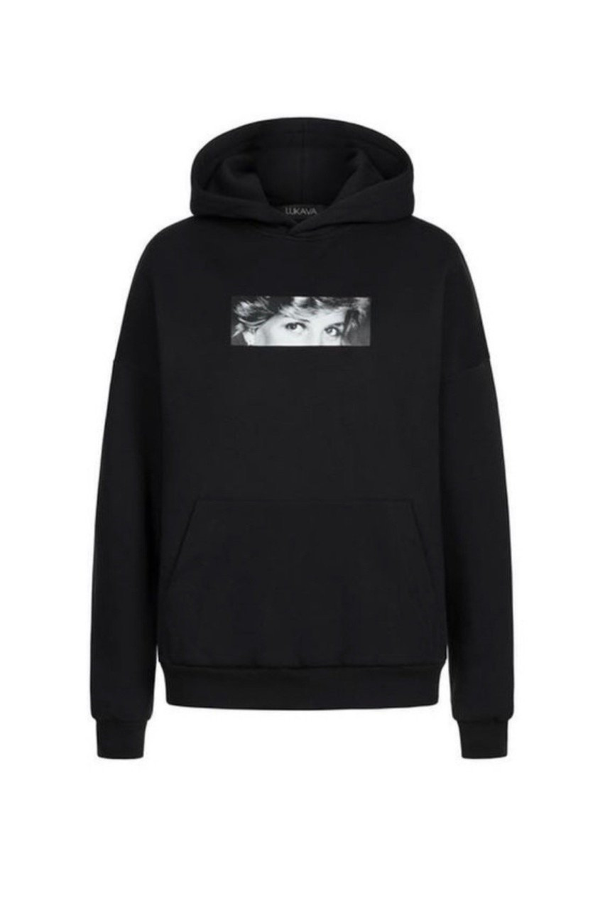 Чорне худі LUKAVA