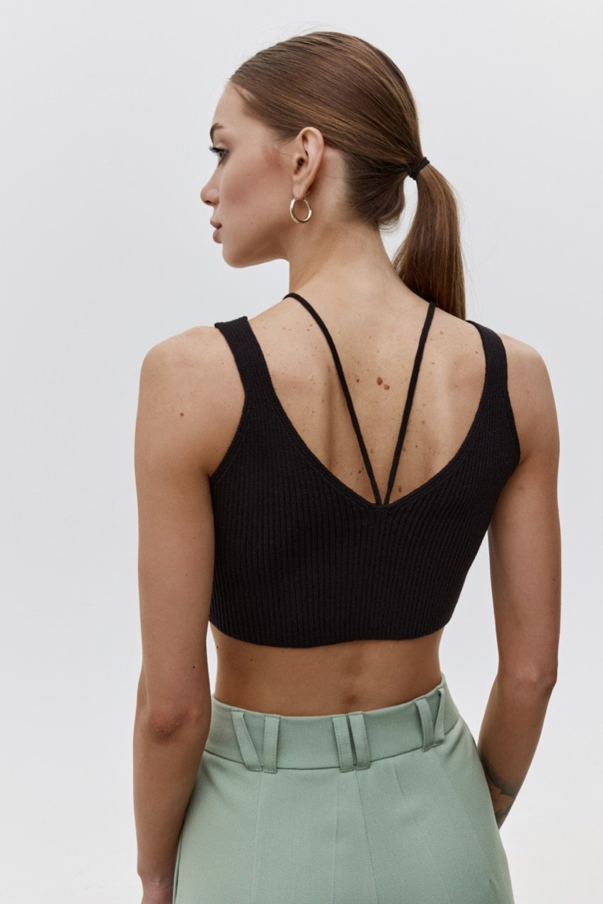 Черный топ BLAZH'