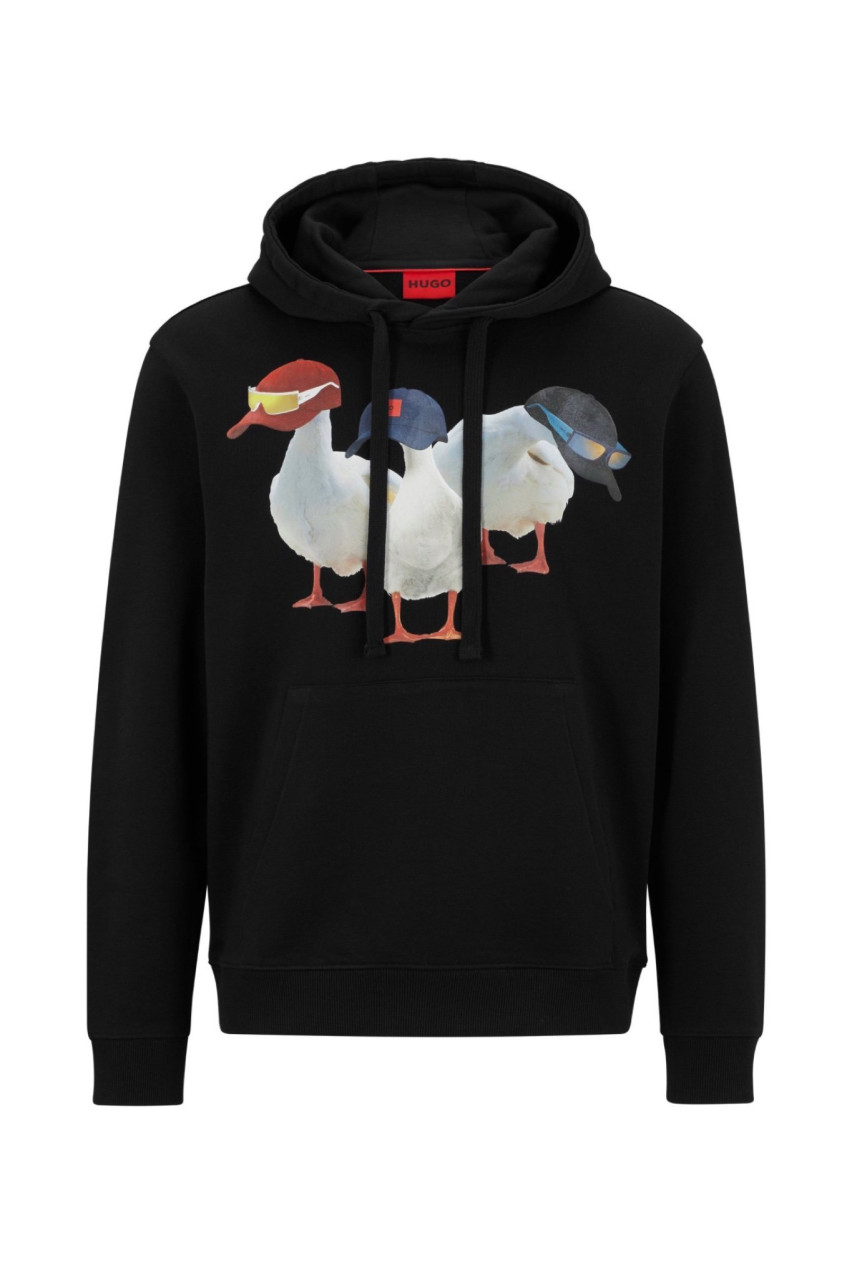 Черное худи HUGO