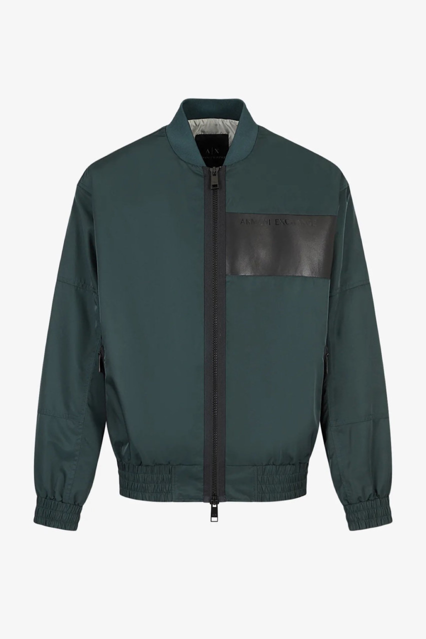 Зелена вітровка Armani Exchange 