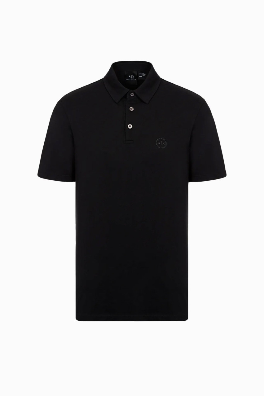 Чорний поло Armani Exchange
