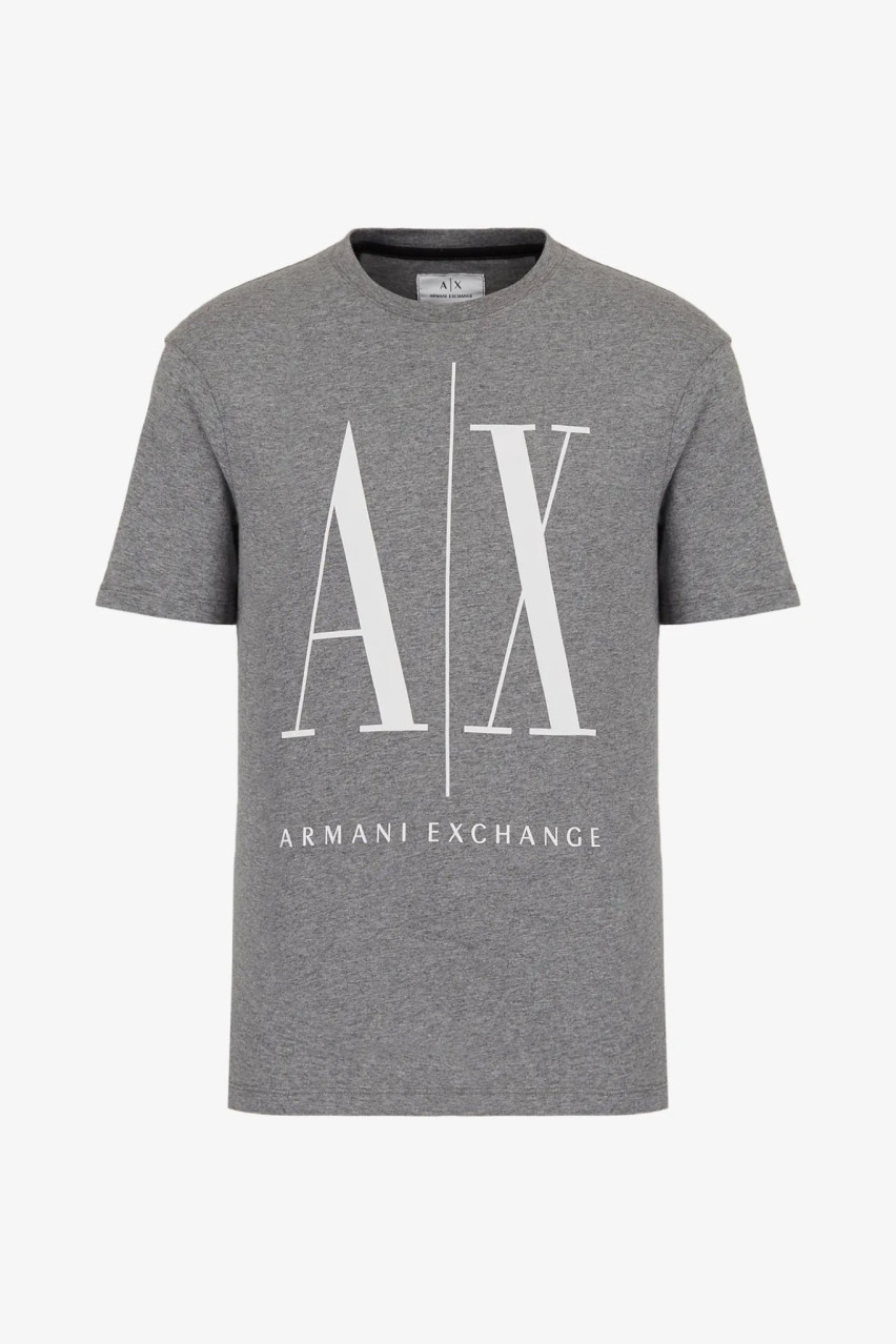 Сіра футболка Armani Exchange