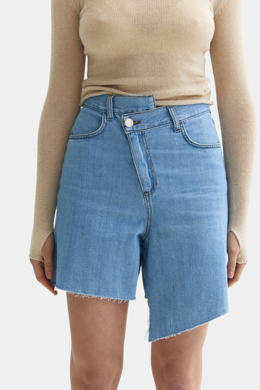 Блакитні джинсові шорти Criss Cross Aisenberg