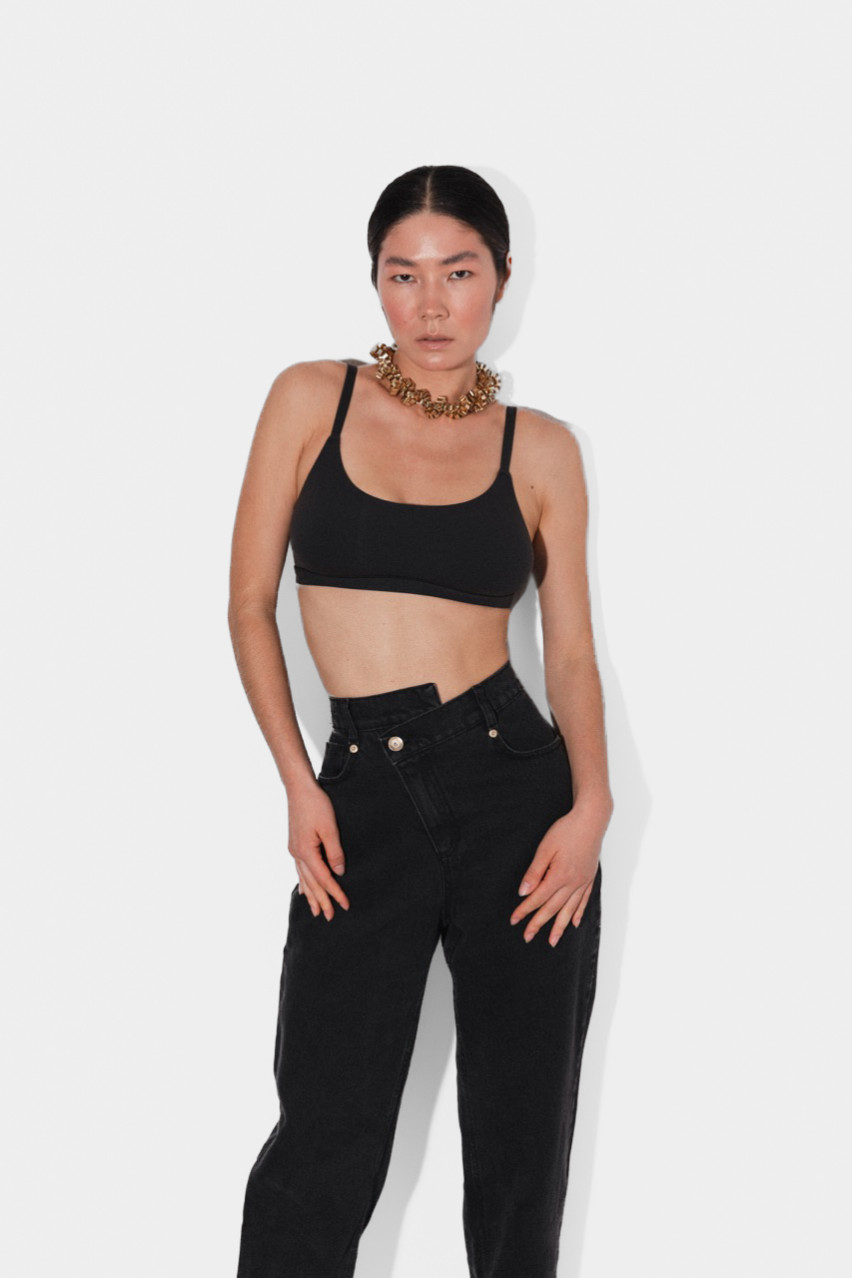 Чорні джинси D159BBcc