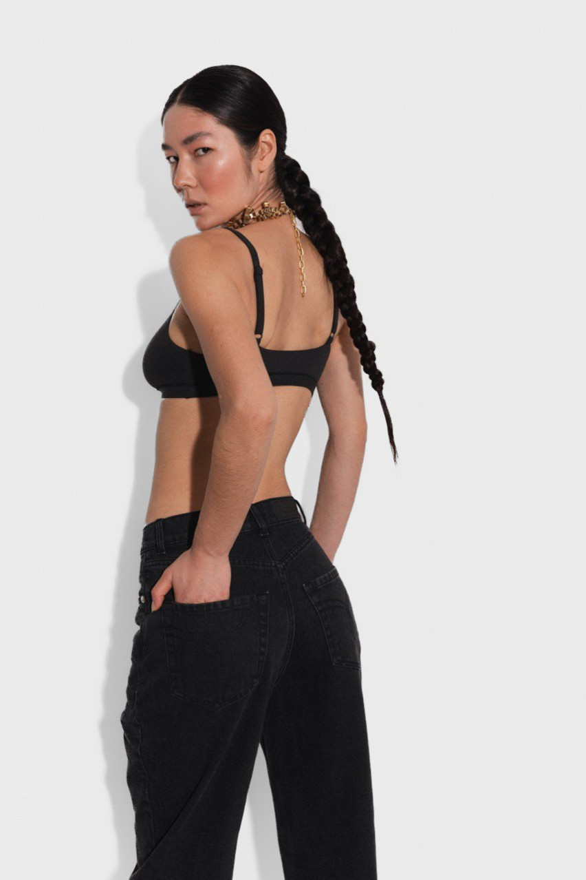 Чорні джинси D159BBcc