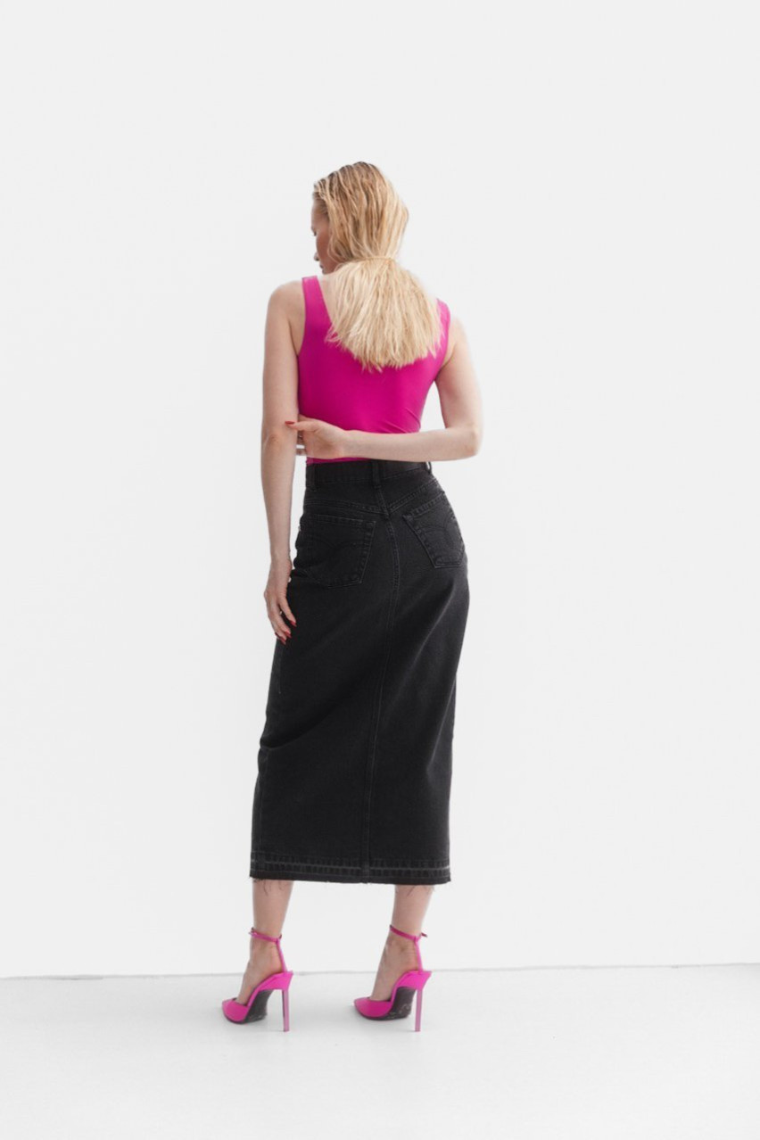 Черная джинсовая юбка Aisenberg