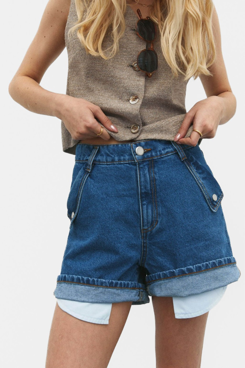 Сині джинсові шорти S'24