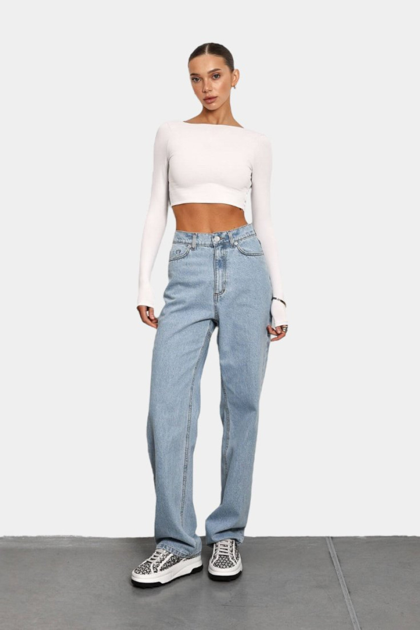 Голубые джинсы-шорты D197LB Aisenberg