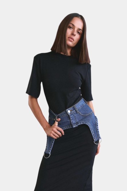 Синій джинсовий корсет Provokateur