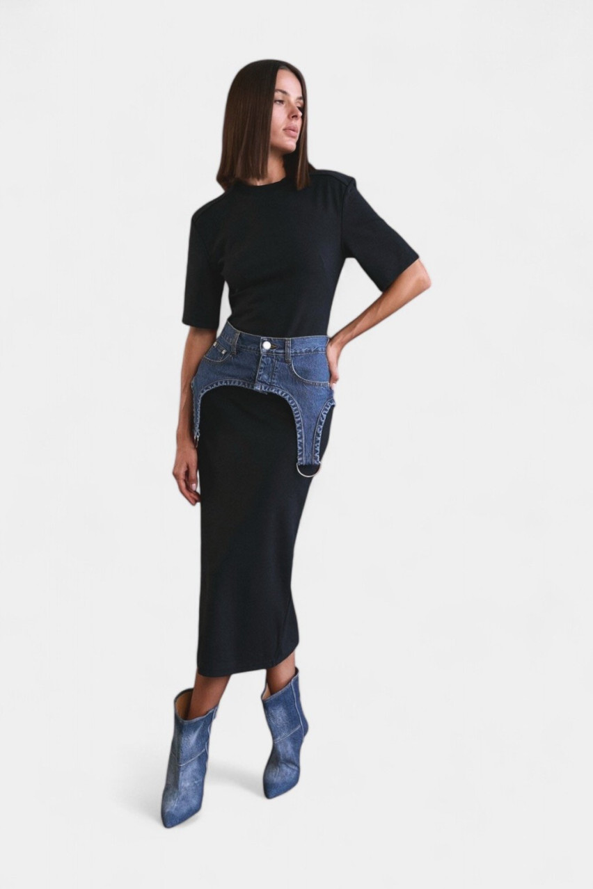 Синій джинсовий корсет Provokateur D266MB AISENBERG