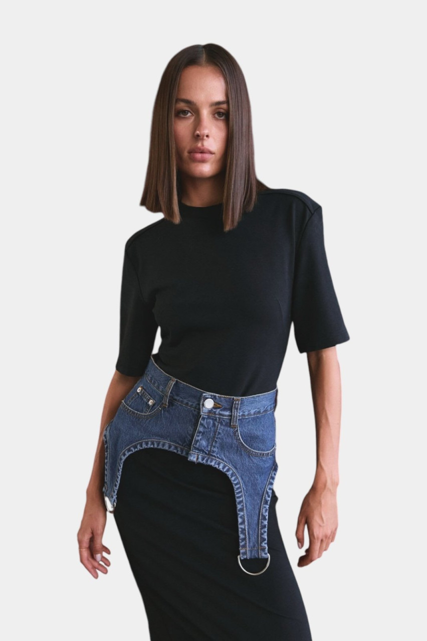 Синій джинсовий корсет Provokateur D266MB AISENBERG