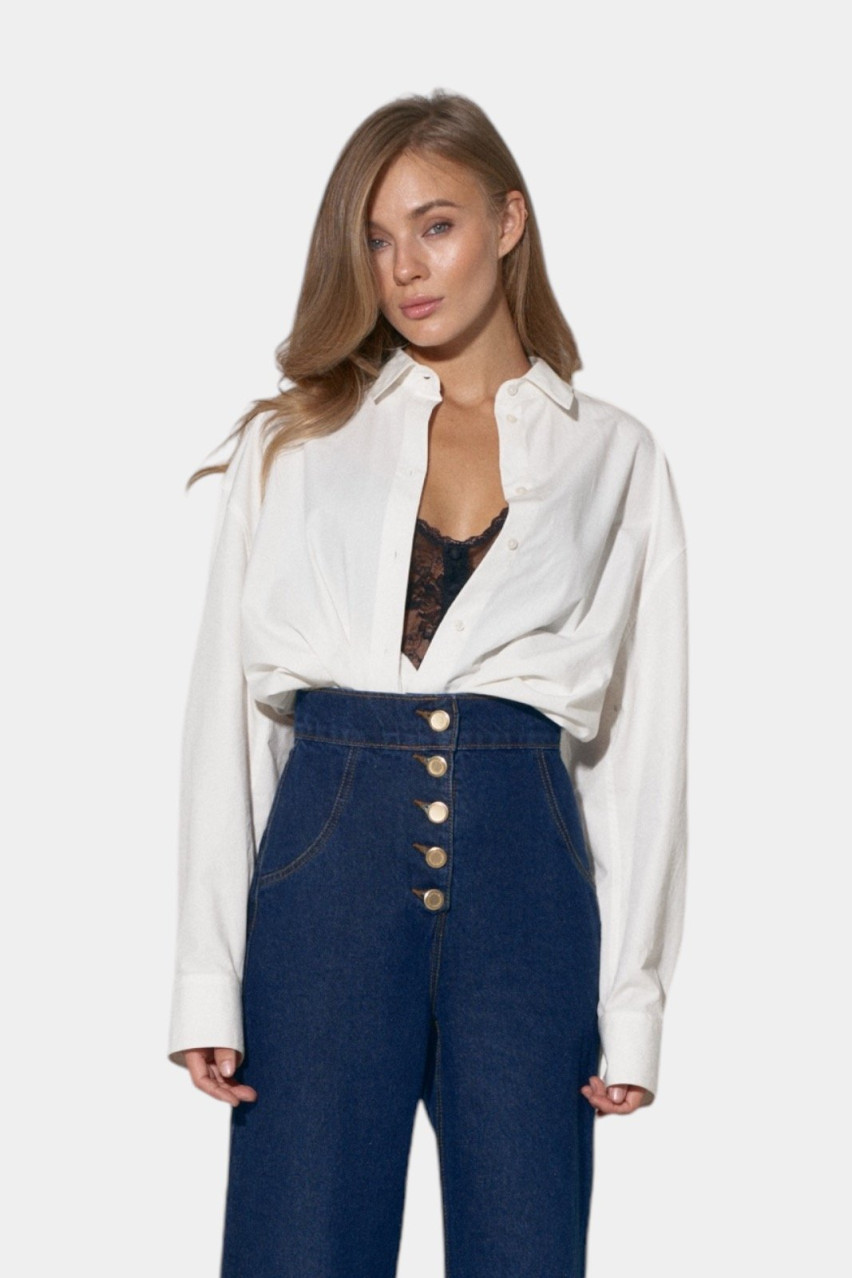 Темно-сині джинси кльош Chloe D53DB Aisenberg