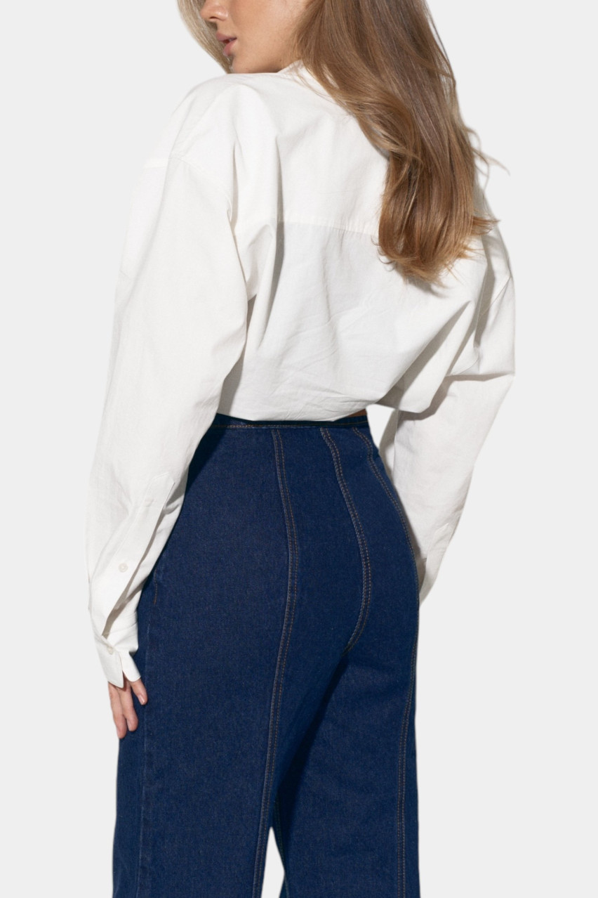 Темно-сині джинси кльош Chloe D53DB Aisenberg