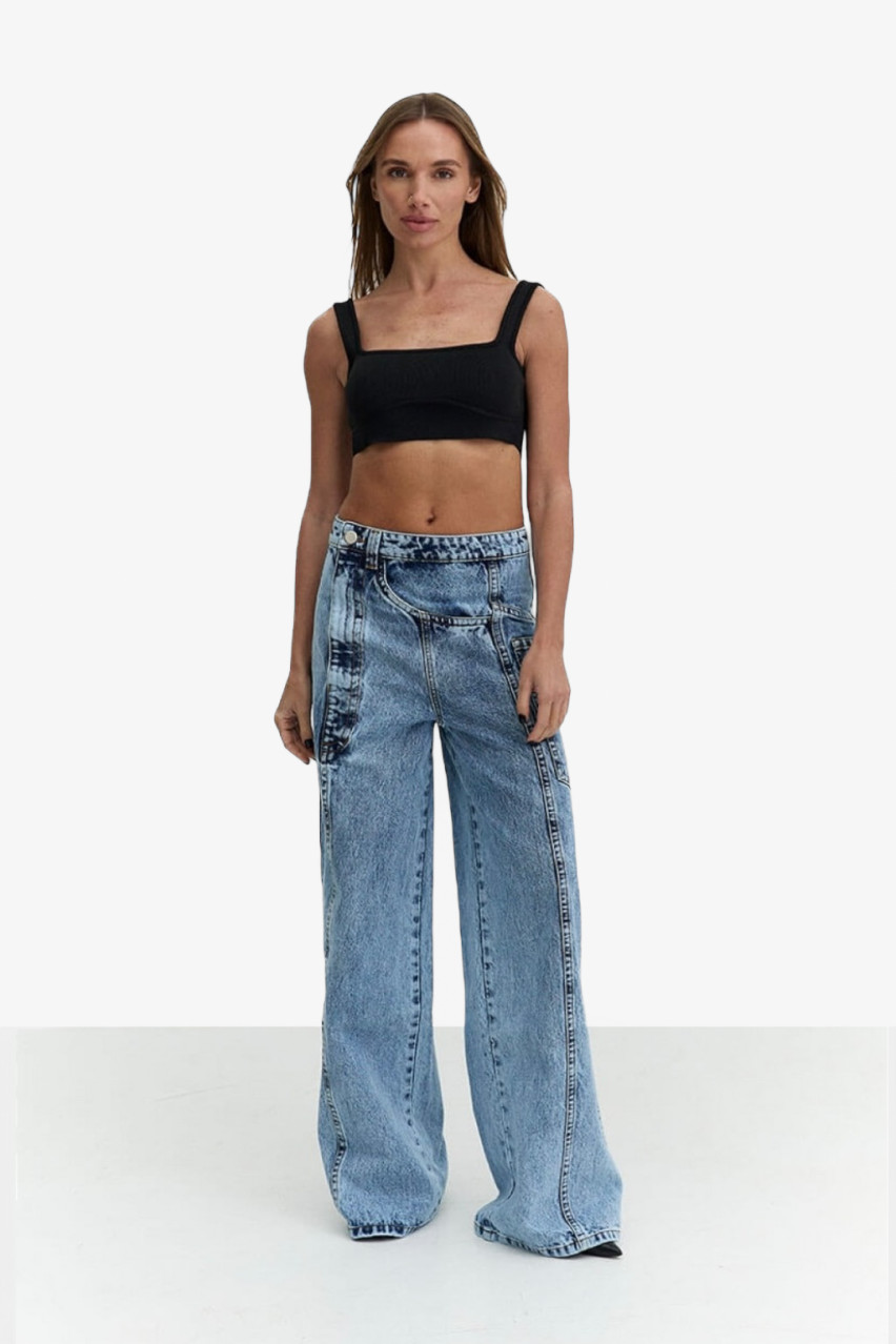 Голубые джинсы Hip-Hop D275HBM Aisenberg