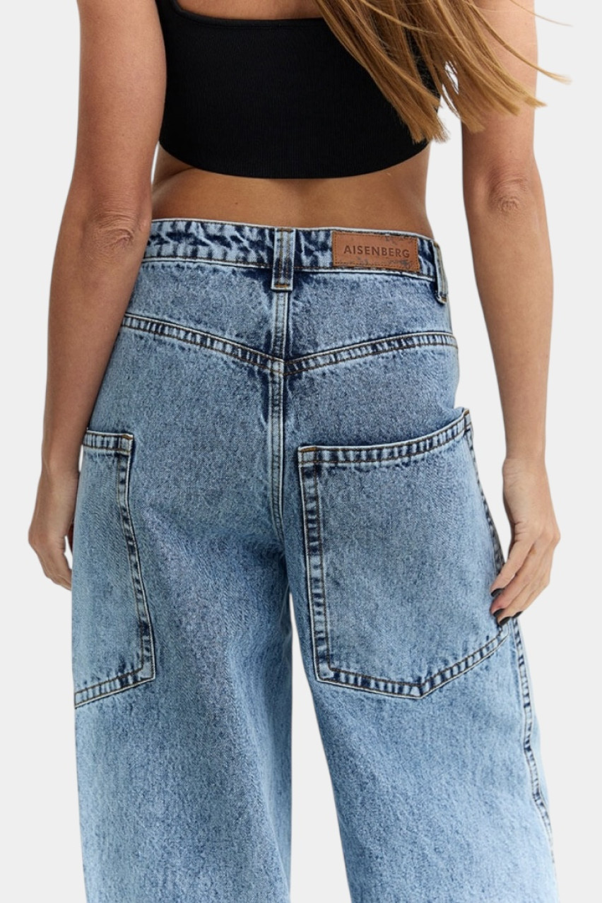 Голубые джинсы Hip-Hop D275HBM Aisenberg