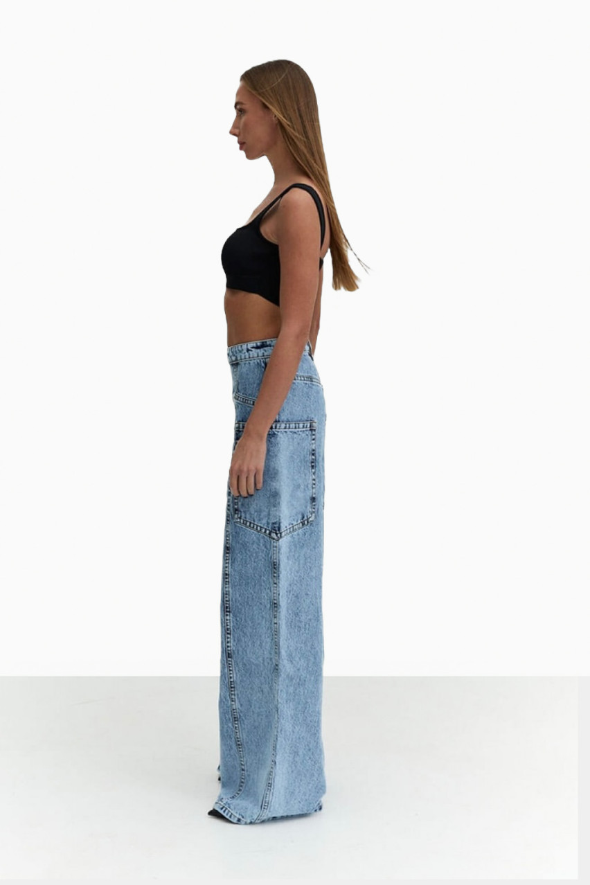 Голубые джинсы Hip-Hop D275HBM Aisenberg