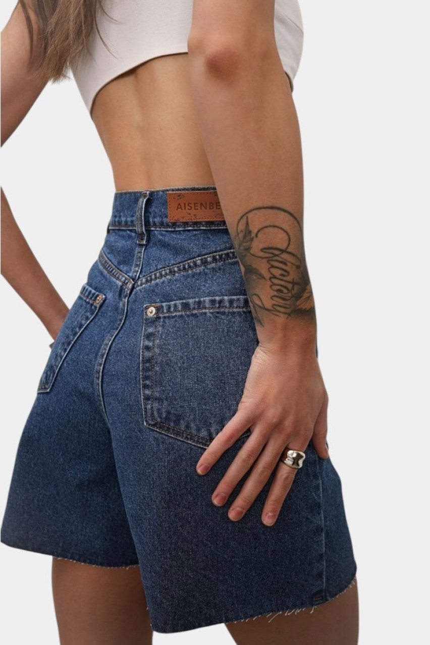 Синие джинсовые шорты Criss Cross D165cr Aisenberg