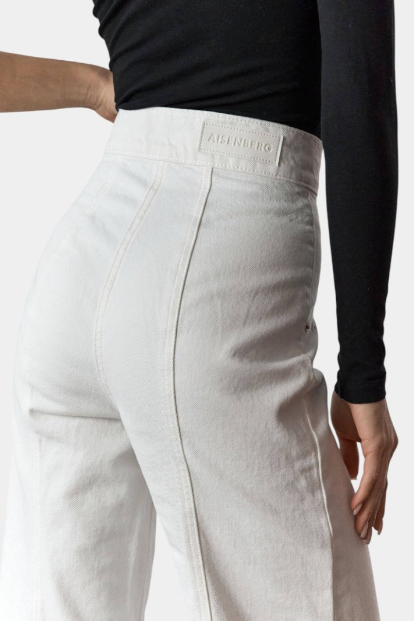 Білі джинси кльош Chloe D53W Aisenberg