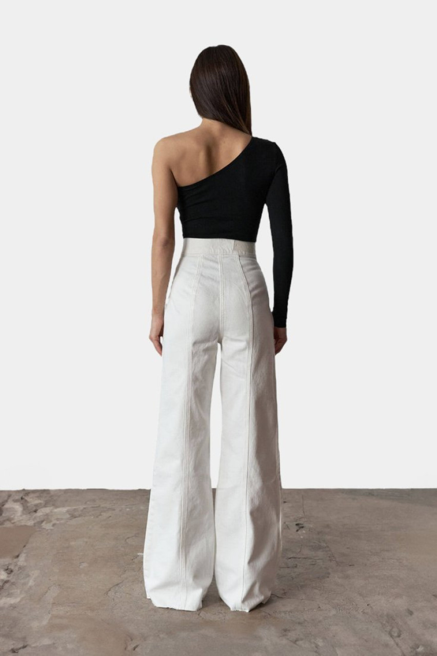 Білі джинси кльош Chloe D53W Aisenberg