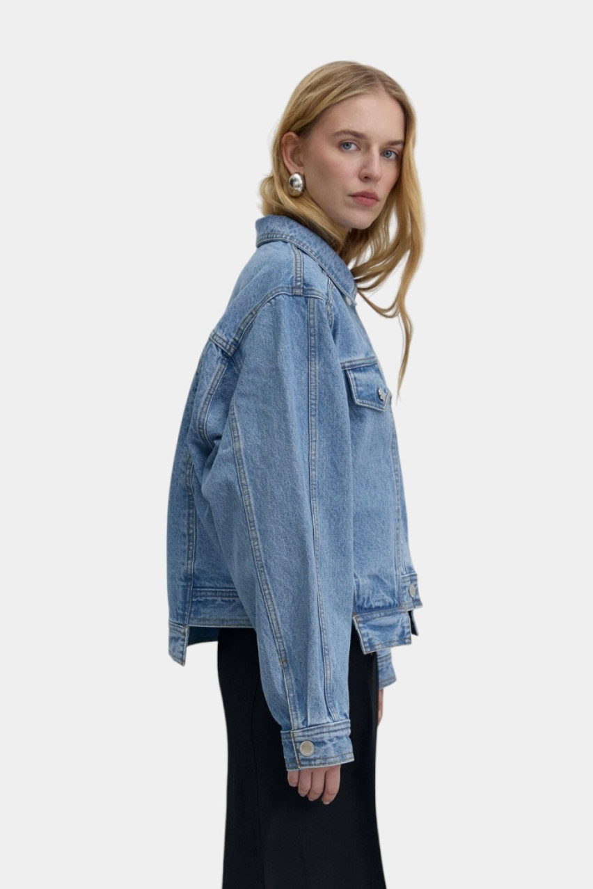 Голубая джинсовая куртка Hit D282аB Aisenberg