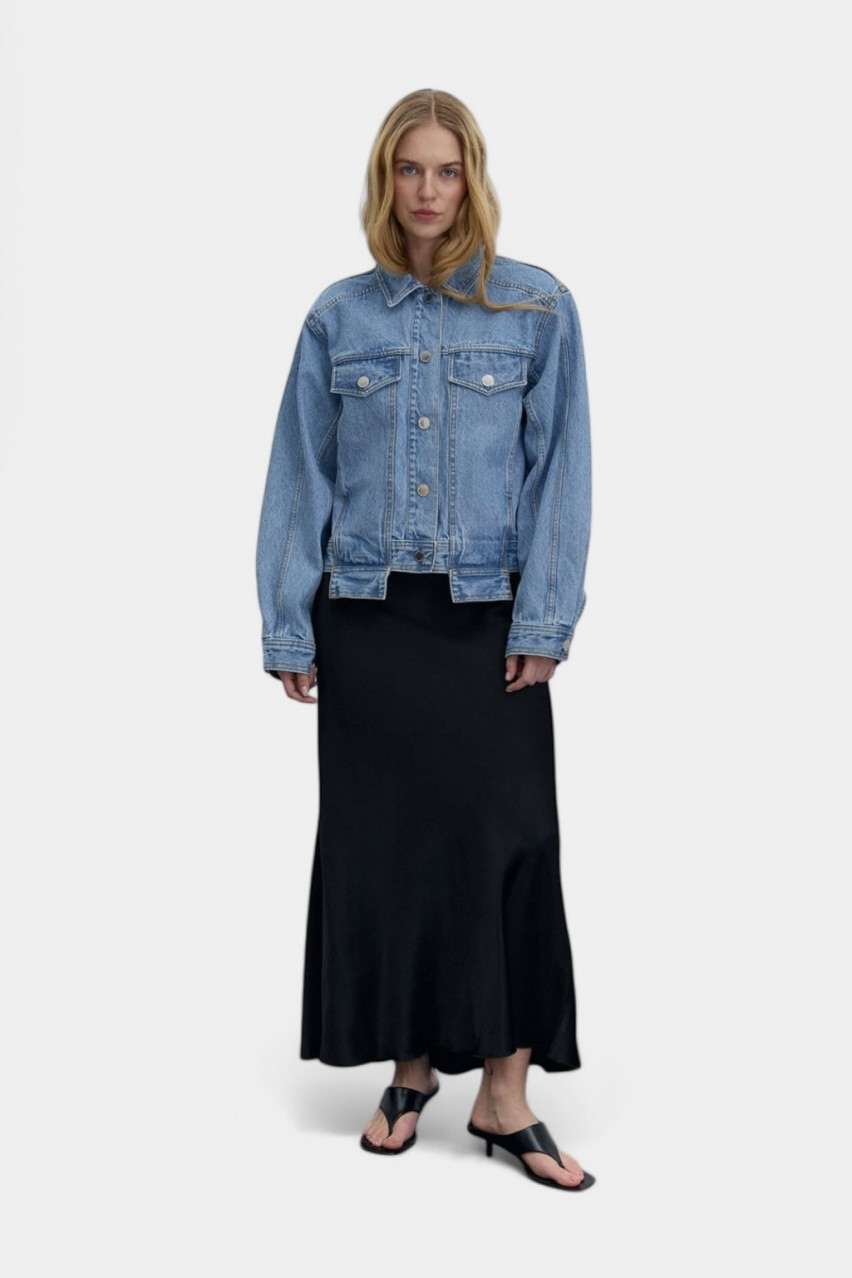 Голубая джинсовая куртка Hit D282аB Aisenberg