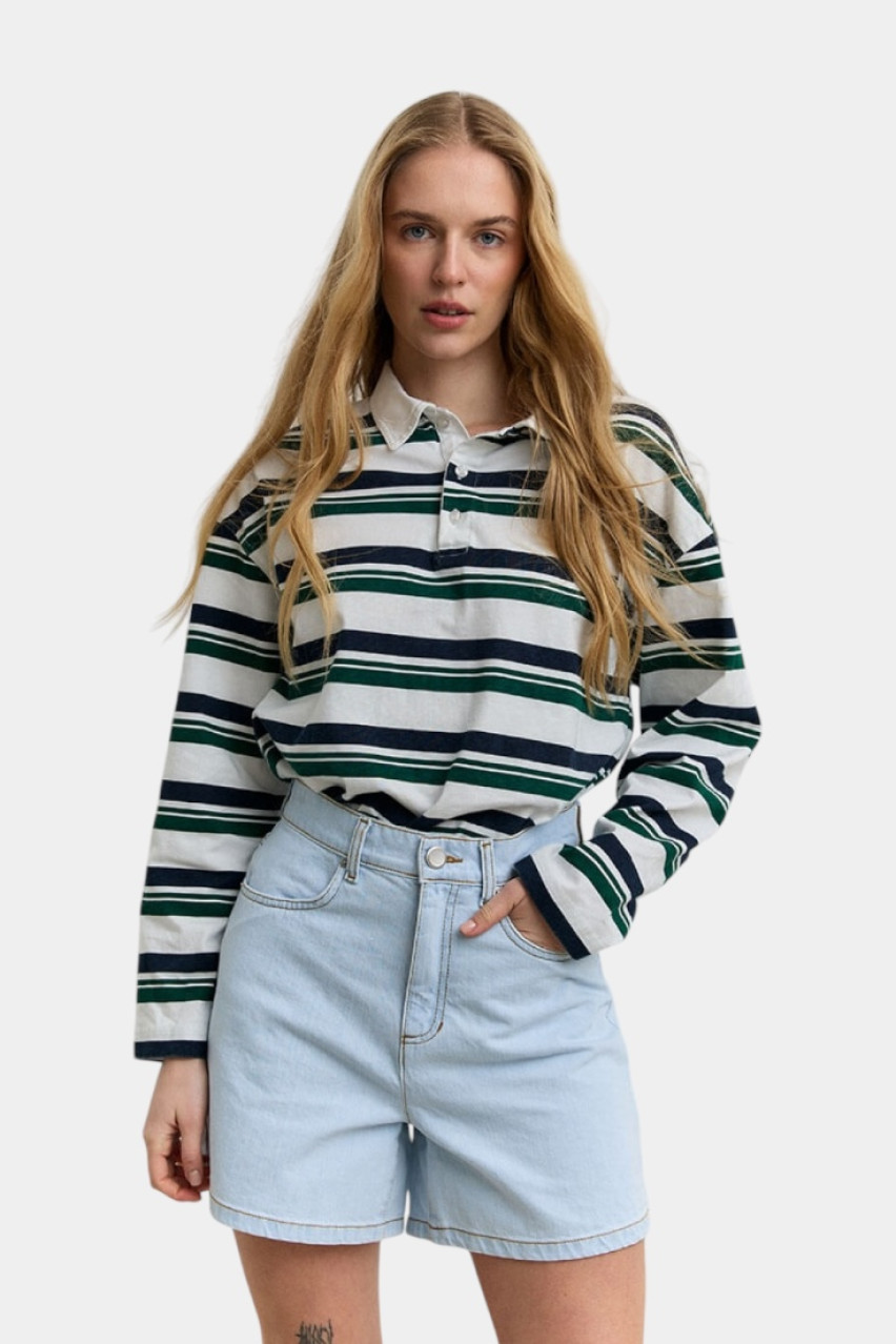 Блакитні джинсові шорти Basic Bleach D280BL Aisenberg