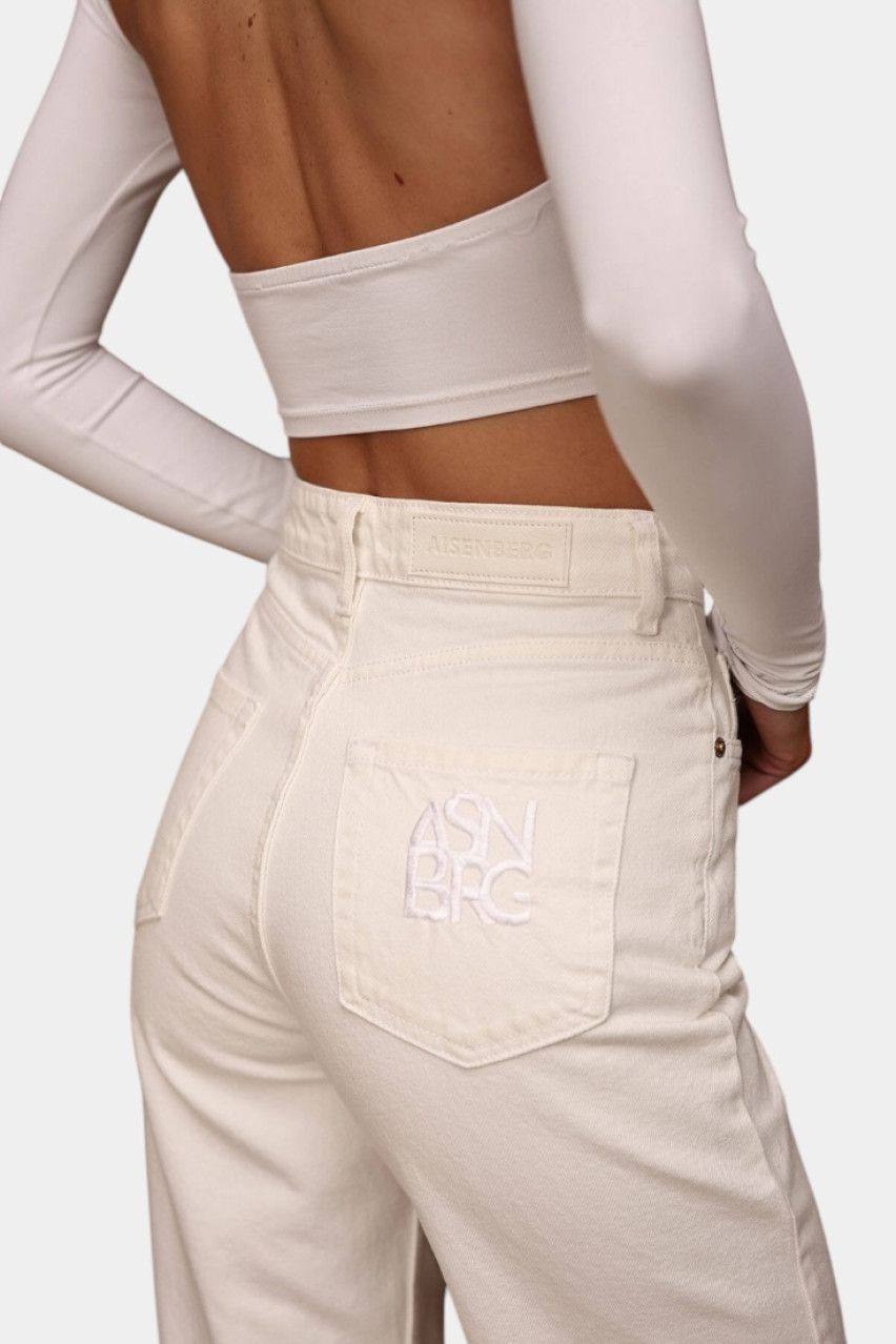 Белые джинсы Mia D188W Aisenberg