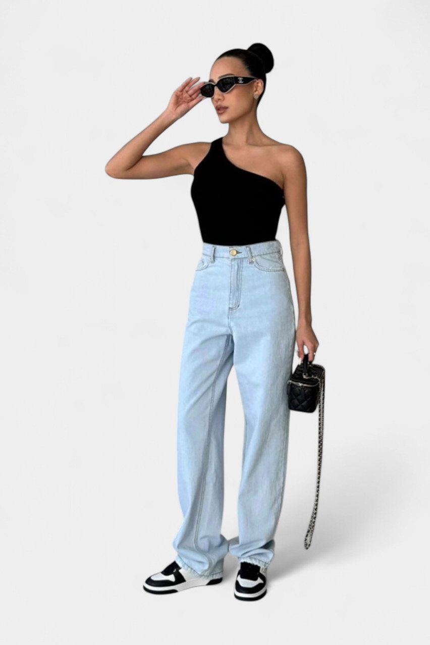 Голубые джинсы Stacy Bleach D66LB Aisenberg