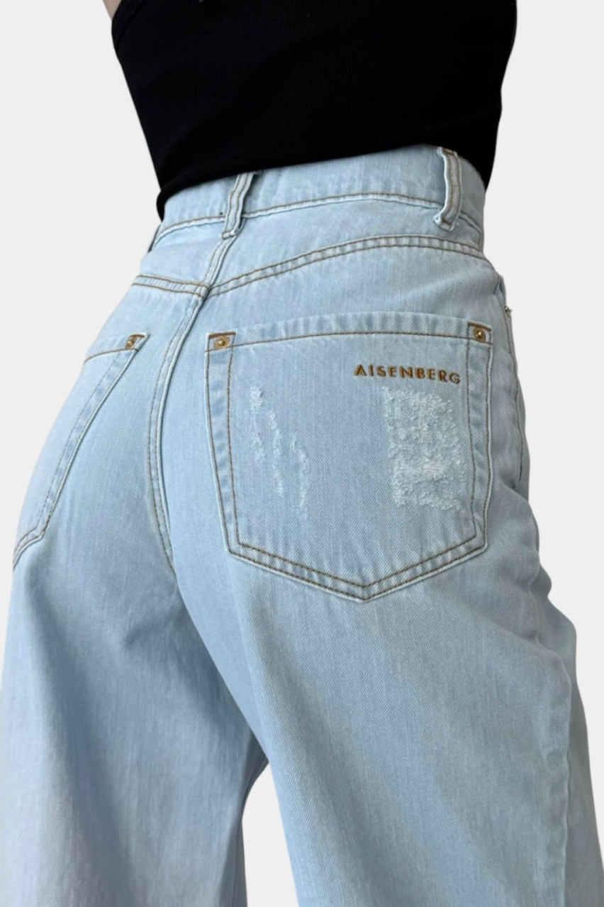 Голубые джинсы Stacy Bleach D66LB Aisenberg