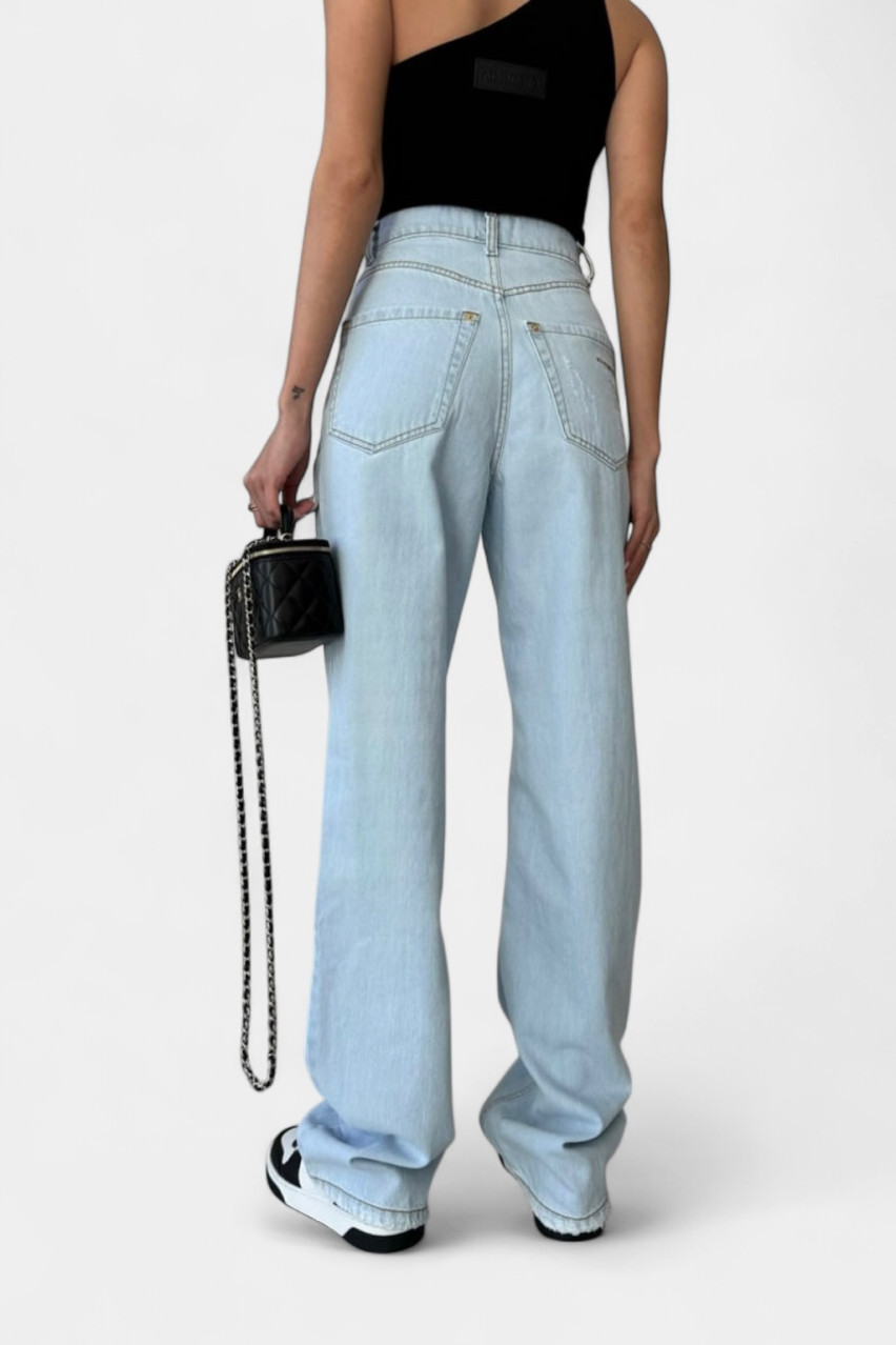 Голубые джинсы Stacy Bleach D66LB Aisenberg