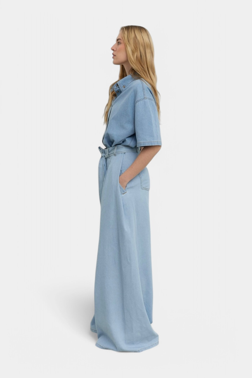 Голубые джинсы Palazzo D292PLB Aisenberg