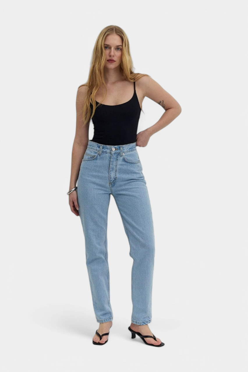 Голубые джинсы Mom's D305aLB Aisenberg