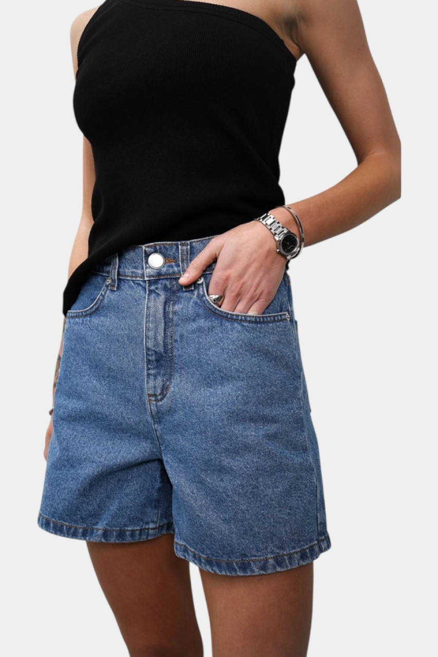 Сині джинсові шорти Basic D163MB Aisenberg