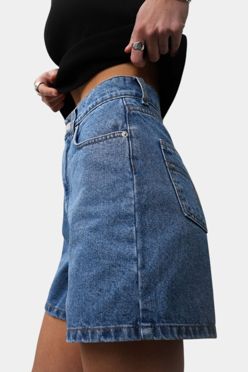 Сині джинсові шорти Basic D163MB Aisenberg