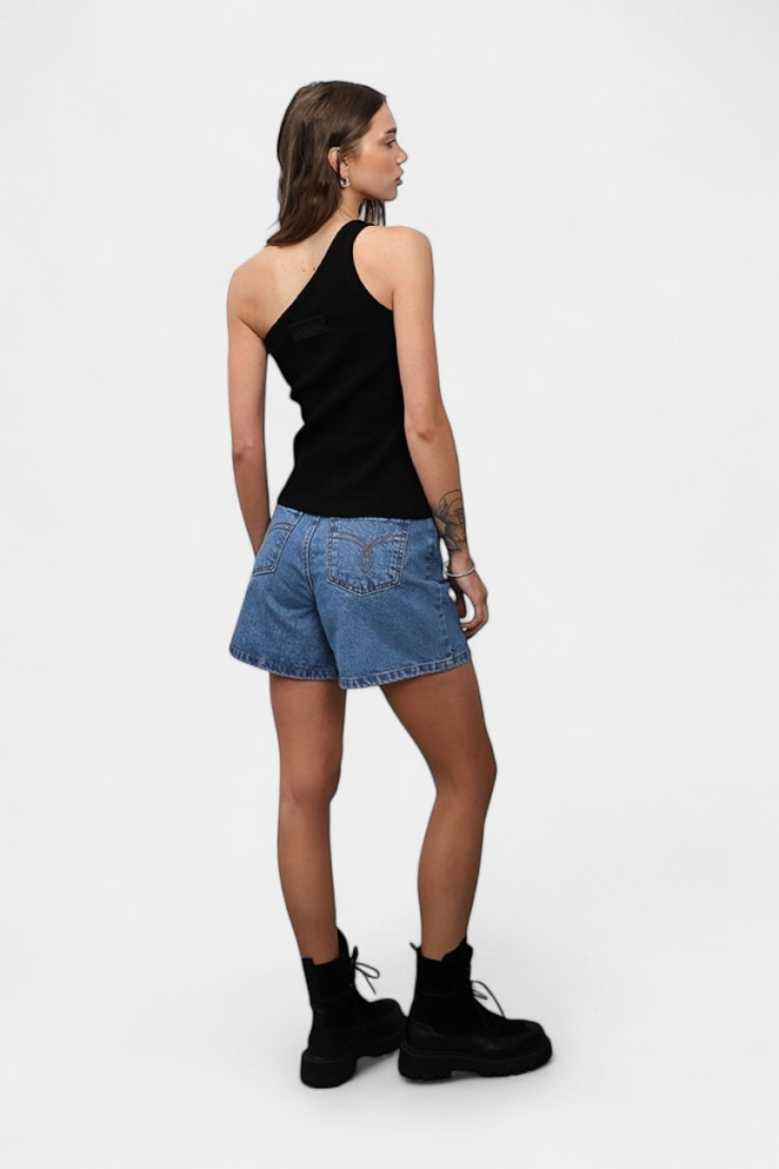 Сині джинсові шорти Basic D163MB Aisenberg