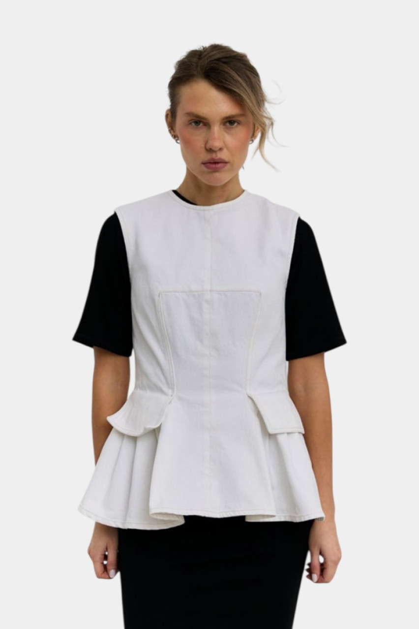 Белый топ Bando B1WT Aisenberg